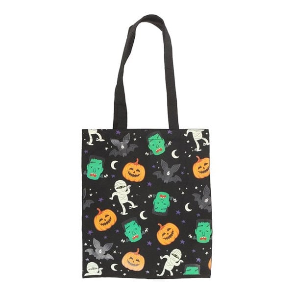 Serano Monster Mash Print Polycotton Tote Bag