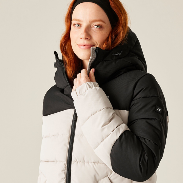 Regatta Womens Aldthorn Quilted Jacket - Perfectly Pale/Black