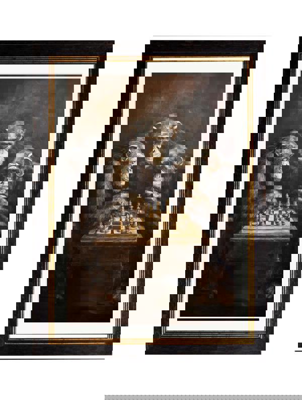 Exceptional Art The Chess-Playing Chimps - Oxford Frame