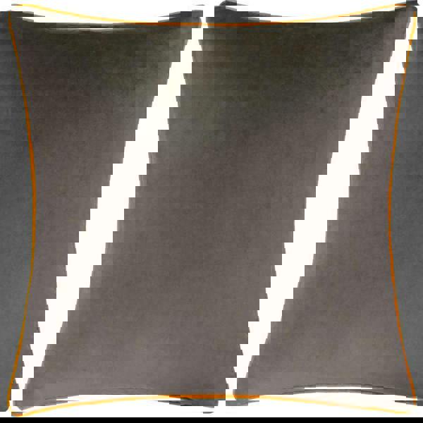Furn Meridian Velvet Cushion Cover - Mocha/Pumpkin