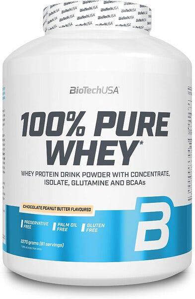 BioTechUSA 100% Pure Whey, Chocolate Peanut Butter - 2270g