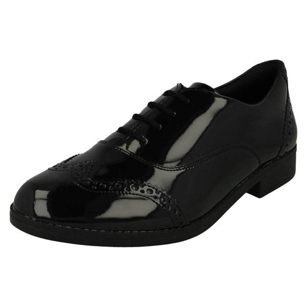 Clarks Girls Clarks Brogue Detailed Formal School Shoes Aubrie Tap