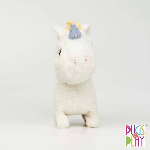 Pugs at Play Sugar Cream Unicorn Plush Toy