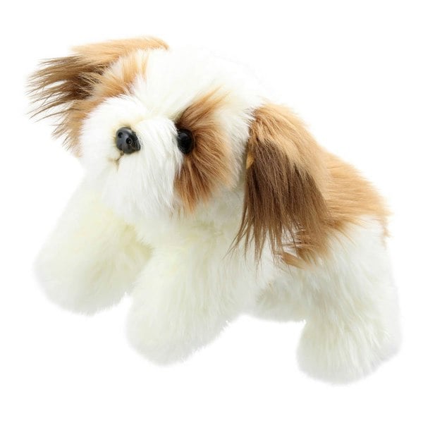 The Puppet Company Dog - Brown & White - Full-Bodied