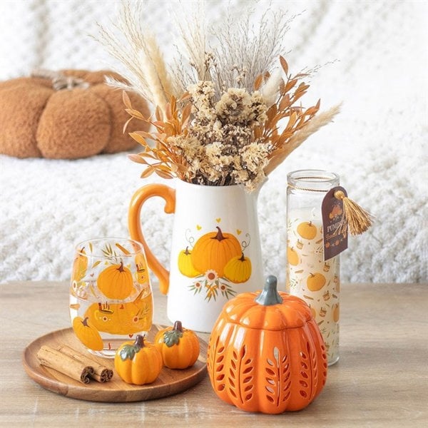 Serano Pumpkin Print Tube Candle