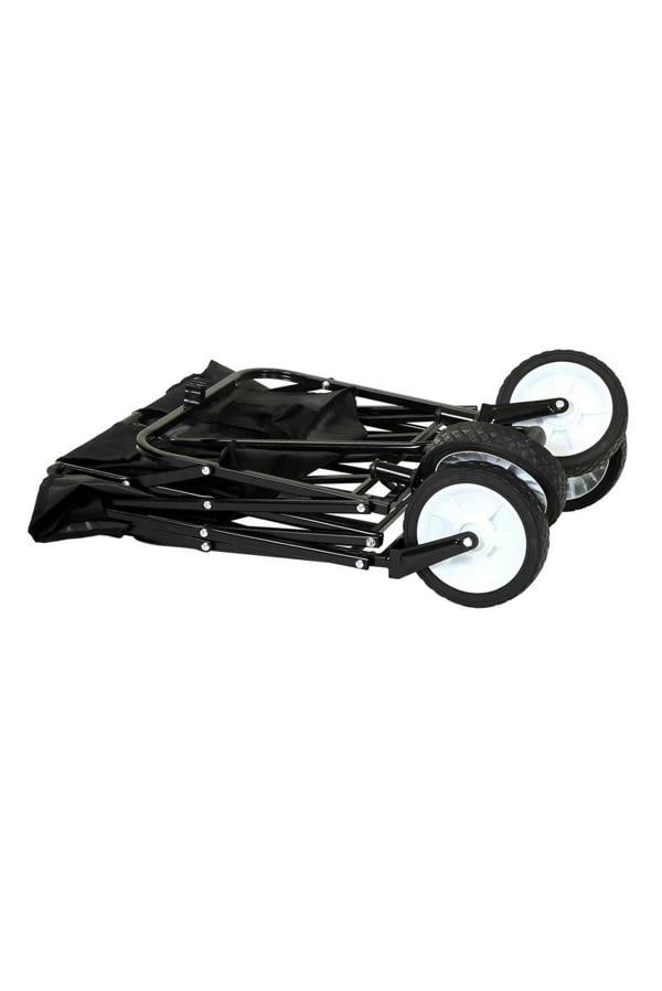 Groundlevel Foldable Trolley with 4 wheels