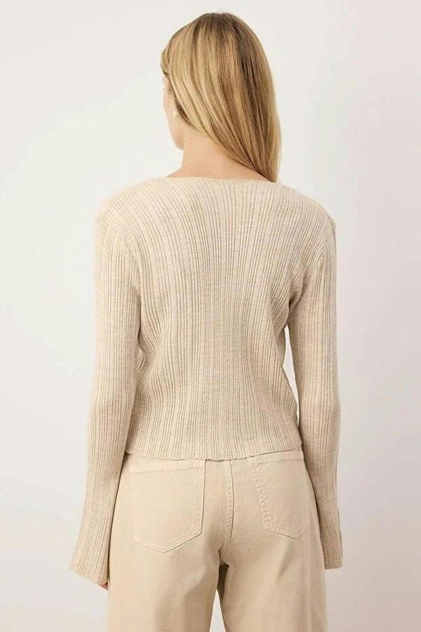 WOVCOR Spanish Sleeve Knit Cardigan