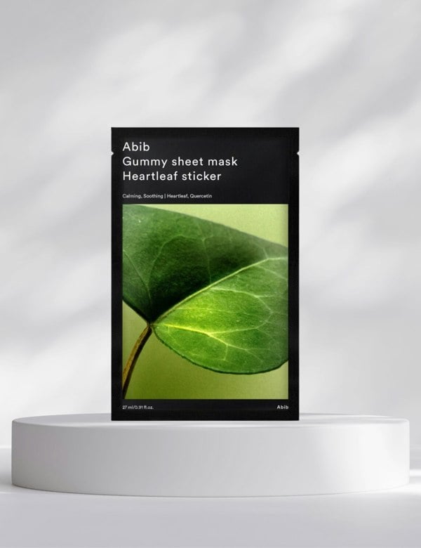 ABIB Gummy Sheet Mask Heartleaf Sticker Face Mask
