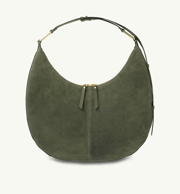 Apatchy London - Olive Suede Nora Bag