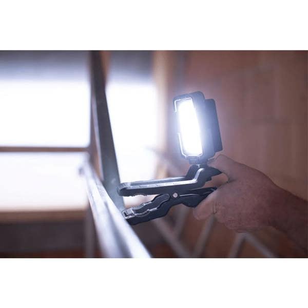 Brennenstuhl Rechargeable LED Work Light With Integrated Clamp - 950 Lumen