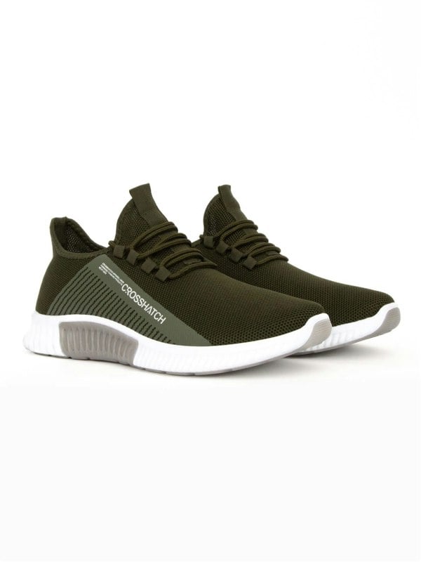 Crosshatch Nimbus Trainers Olive