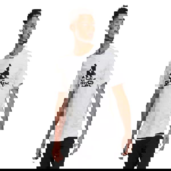 Adidas Mens Essentials Big Logo T-Shirt - White - 