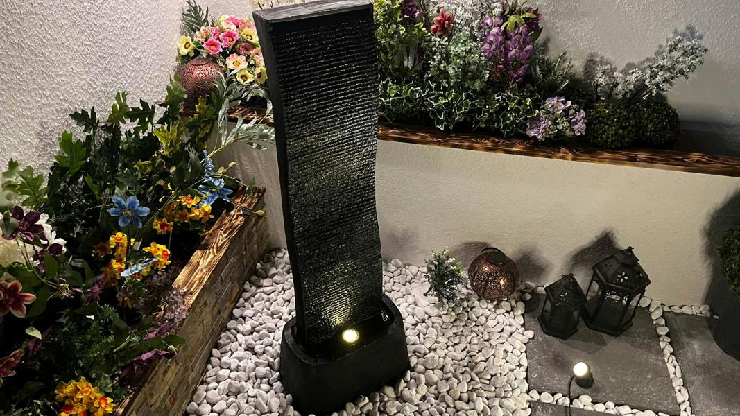 Tranquillity Water Features Noir Cascade Oriental Water Feature