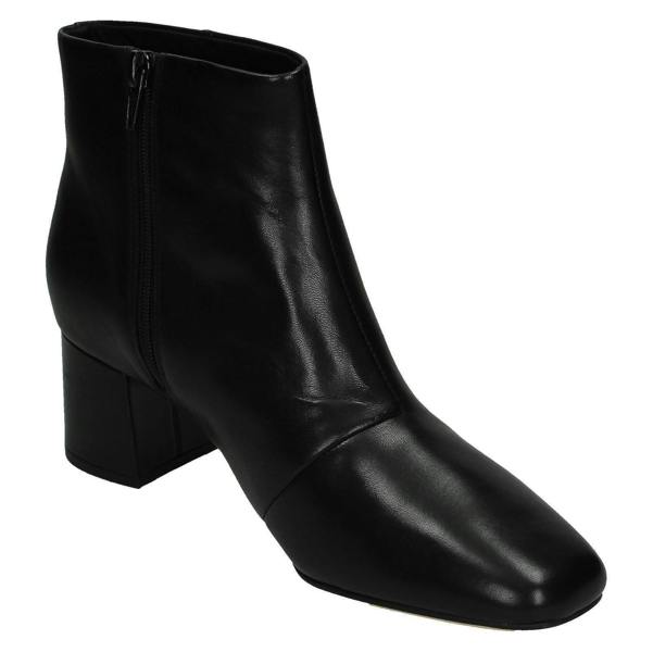 Clarks Ladies Clarks Casual Heeled Ankle Boots Sheer Flora