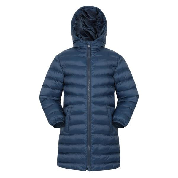 Mountain Warehouse Childrens/Kids Florence Longline Padded Jacket - Navy - 