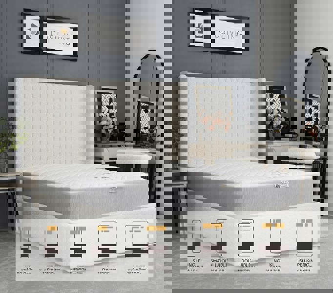 DS Living Tranquil 13.5 Bonnell Spring  Mattress with Gel Comfort Layer - 5ft - King - Essentials by DS Living