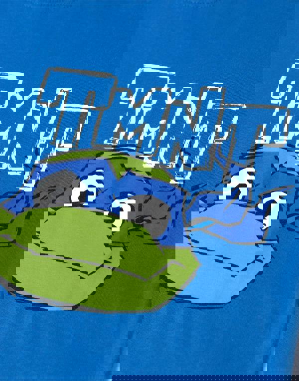 Teenage Mutant Ninja Turtles Boys Blue Leo Short Sleeved T-Shirt