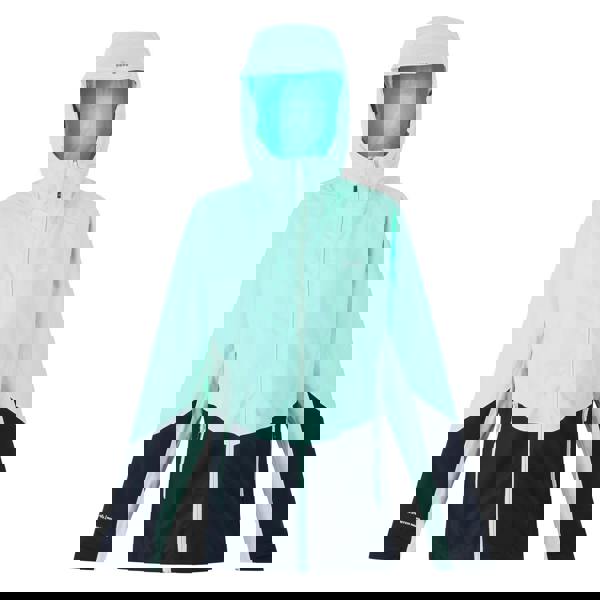 Regatta Womens Raddick III Waterproof Jacket - Aruba Blue/Navy/Icy Morn