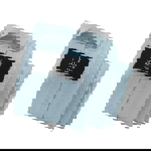 Dunhill silk tie in a repeat monogram pattern