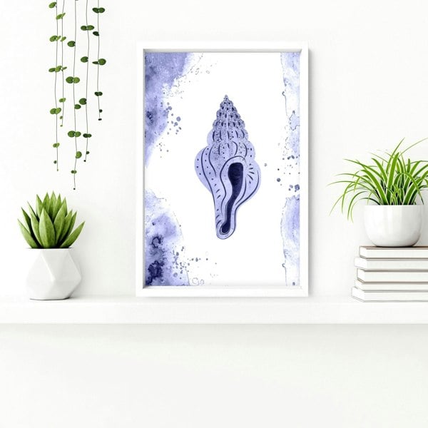 Bathroom decor blue | set of 3 wall art prints