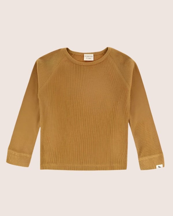 organic cotton Yellow Rib Top - image 1