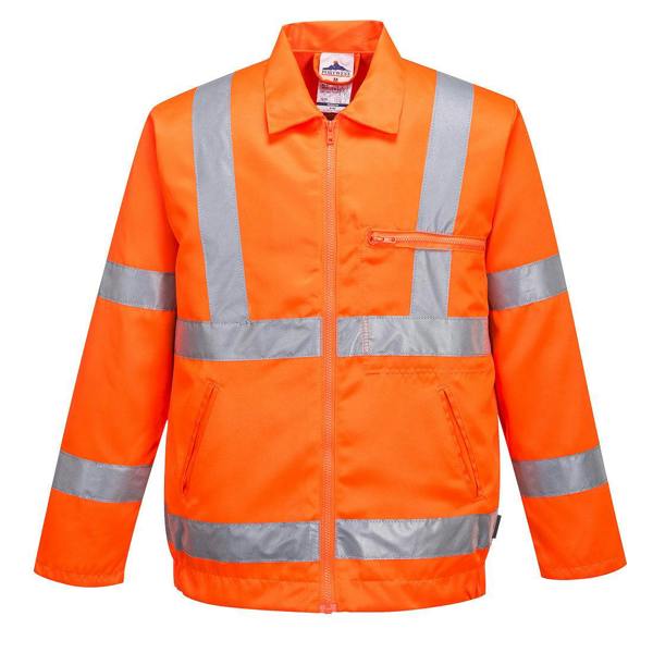 Hi-Vis Polycotton Bomber Jacket Portwest