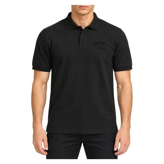 Diesel T-Smith 260105 Off Black Men's Polo Shirt
