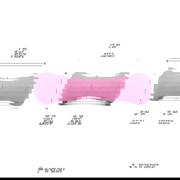 Phoenix Fitness Neoprene Dumbbell Weight 2KG - Pink