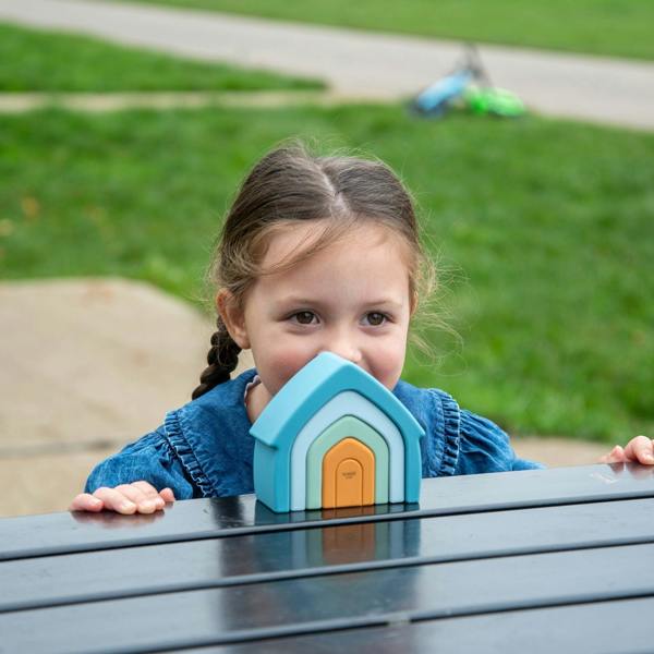 tickit SiliSoft® Stacking Houses (Neutral)