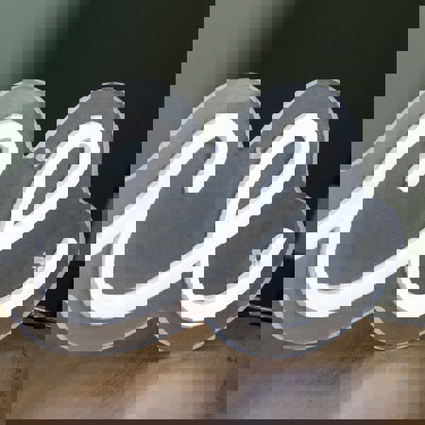 Samuel Alexander 40cm Light up Neon Effect Peace Decorative Sign with 145 White LEDs