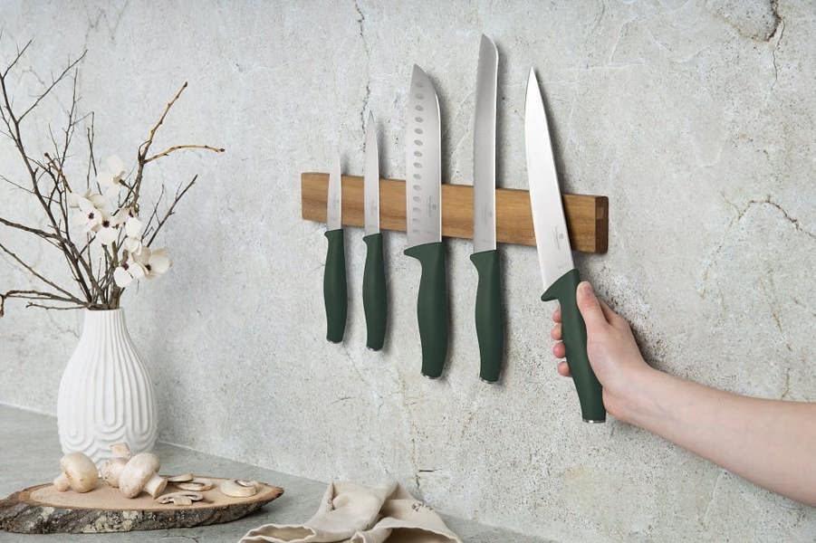 6 pcs knife set Berlinger Haus BH2978 Matte Green