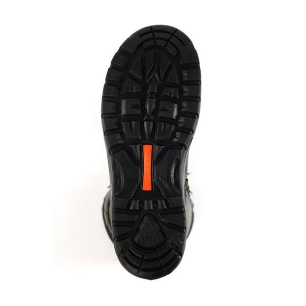 Slip resistant sole pattern on Grisport Dynamite Waterproof Safety Boot with shock absorbing anti-slip outsole