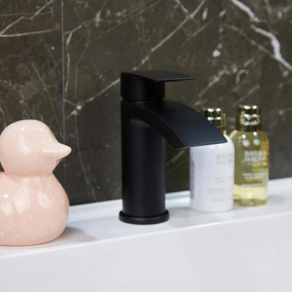 Flode Falun | Mono Basin Mixer Tap | Matt Black