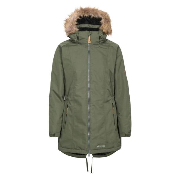 Trespass Womens/Ladies Celebrity Insulated Longer Length Parka Jacket - Moss - 