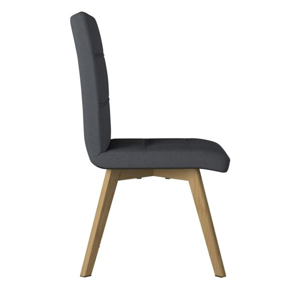 Dorel Home Athens Dining Chair in Fabric Grey
