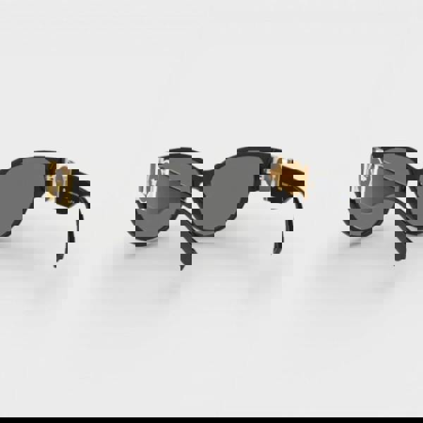 Versace Medusa Aviator Sunglasses Black Gold