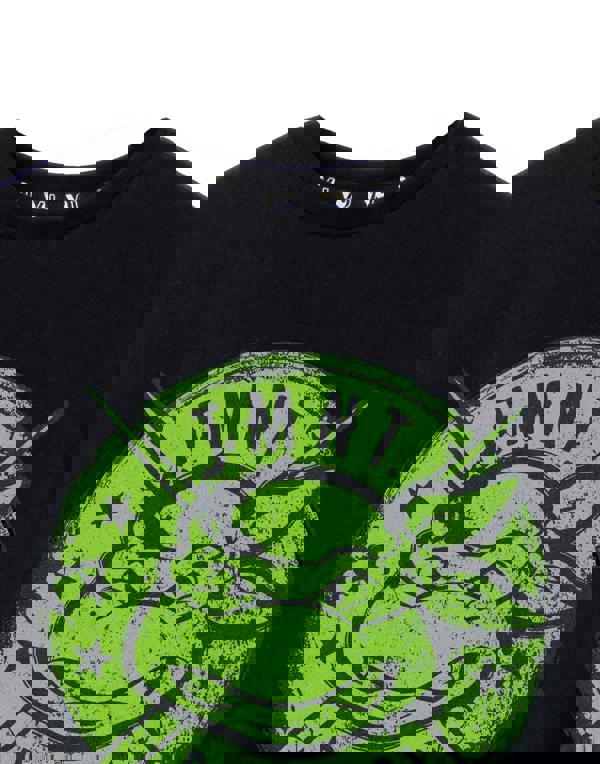 Teenage Mutant Ninja Turtles Boys Black Rebels Short Sleeved T-Shirt