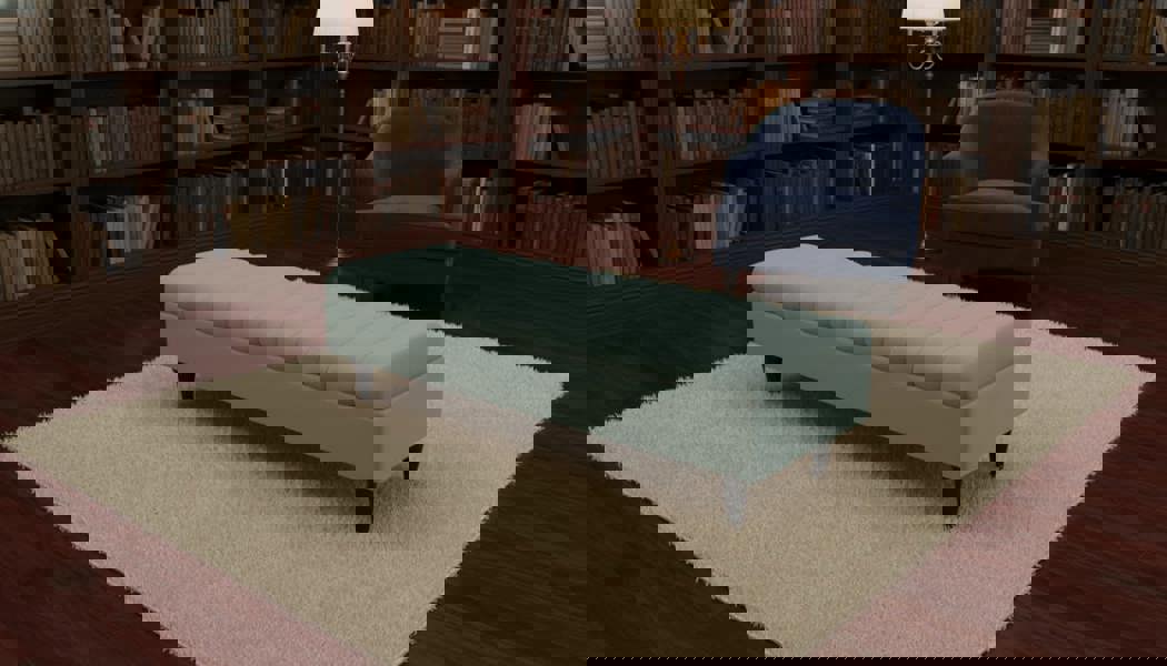 Romo Panel Storage Ottoman Bench Seat – Hidden Storage Coffee Table for Living Room UK - ISTOOLS