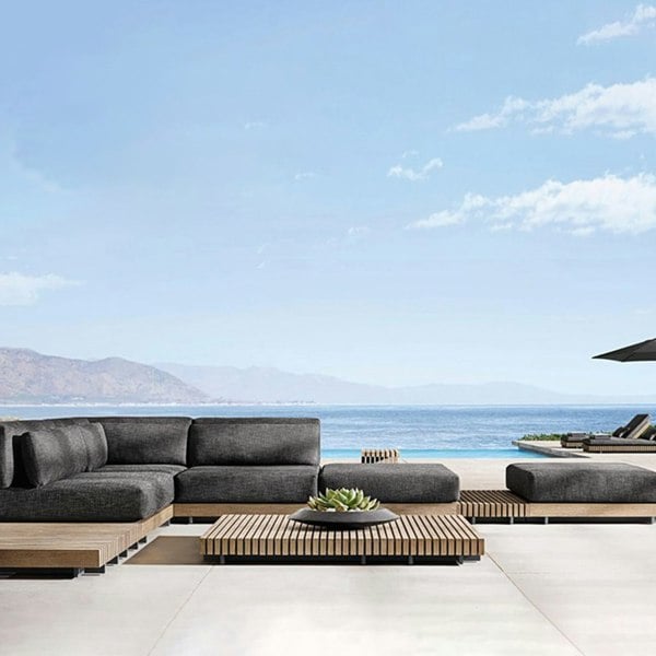 Delisia Tranquil Outdoor Garden Sofa Set-Sofas-Weilai Concept-Weilai Concept