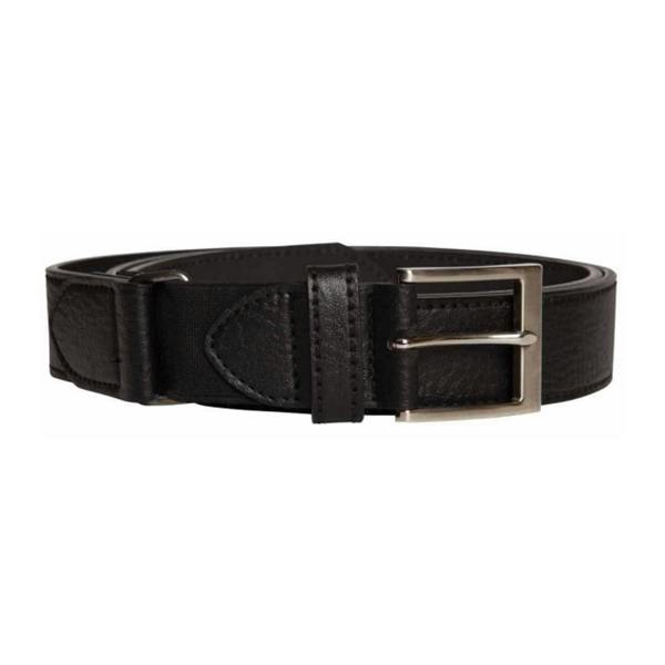 Duke Mens D555 Matthew Xtenda Bonded Leather Waist Belt - Black - 