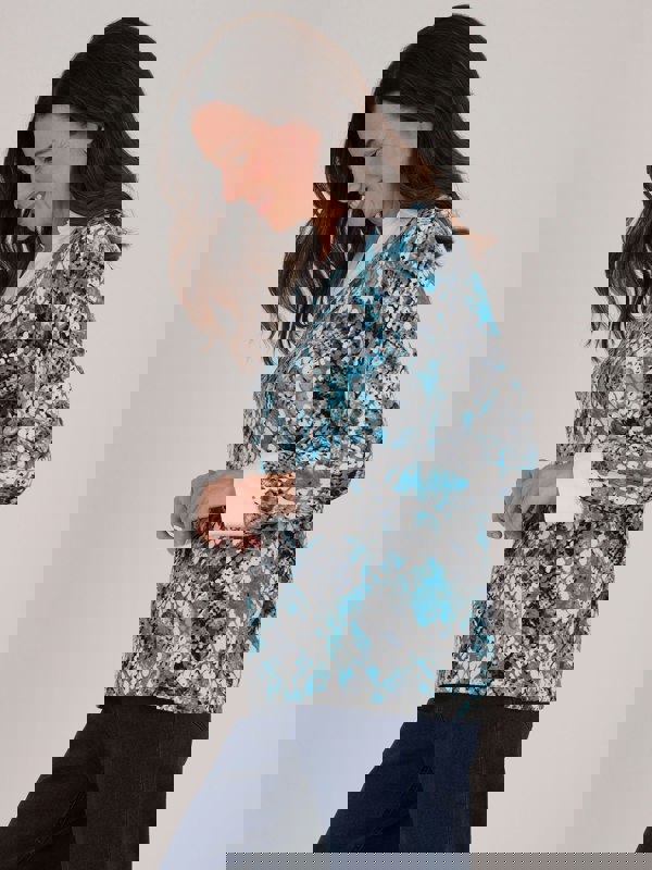 TIGI-Wear Mosaic Print 2 In 1 Top