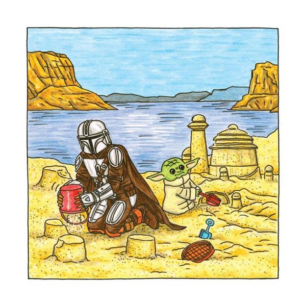 Chronicle Books Disney Star Wars, The Mandalorian and Child Calendar 2027, Wall Calendars, Month To View, Entertainment, Gift