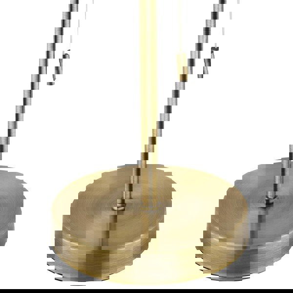 Traditional and Classic Table Lamp Base in Antique Brass with Pull Cord Switch Image 3