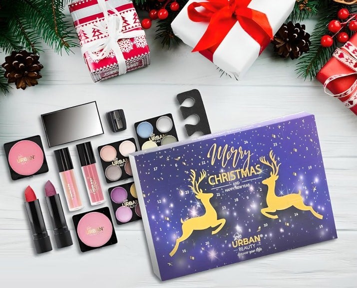 Love Urban Beauty Vegan Makeup Advent Calendar - 24 Day Cosmetic Beauty Gift Set