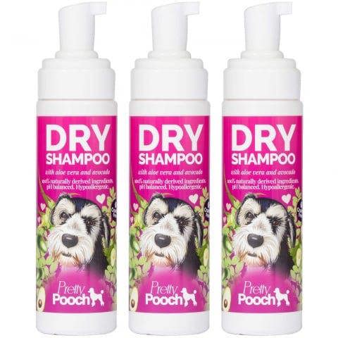 Pretty Pooch Dry Shampoo Mousse - Contains Aloe and Avocado - Cleans, Refreshes and Hydrates Without the Need for Water 600ml