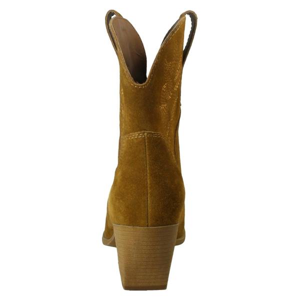 Spot On Ladies Spot On Leather Slip On Cowboy Boots F51248