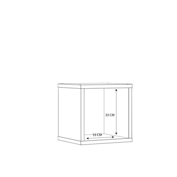 Furniture To Go Mauro Singular Storage Unit in Blue
