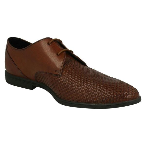 Clarks Mens Clarks Stylish Lace Up Shoes Bampton Weave