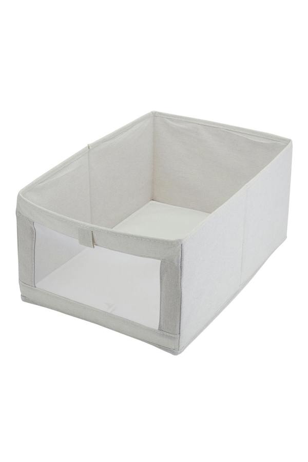 Living and Home Foldable Fabric Clothes Jeans Storage Box Wardrobe Organizer 30*40*20.5 CM