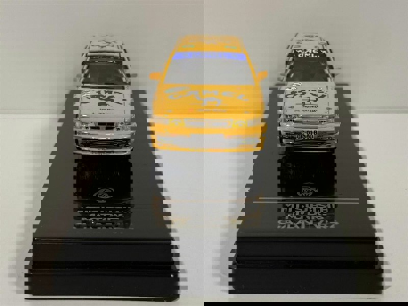 mitsubishi galant vr4 1995 rally el corte ingles ponce #9 camel 1:64 paragon 55103